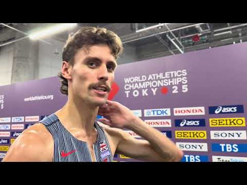 Tiarnan Crorken (GB) ready for next opportunity after 800m heats at 2025 Tokyo World Championships 