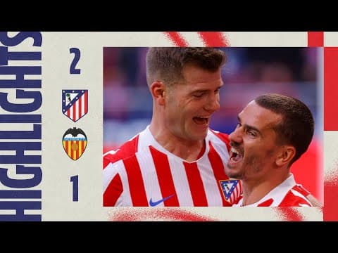 Atlético de Madrid 2-1 Valencia | ⚽ Koke & Griezmann | HIGHLIGHTS, LaLiga - MD16
