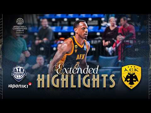 Karditsa Iaponiki v AEK BC | Round of 16 | Full Game Highlights | #BasketballCL 2025-26