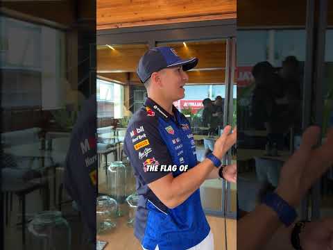 Even Formula 1 drivers can't say no to a World Cup sticker or two... 😉 #F1 #RedBullRacing