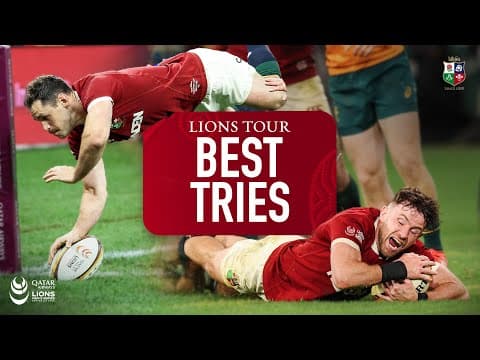 The best tries from the 2025 Lions Tour to Australia!