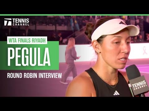 Jessica Pegula on her strong finish to group stage | 2025 WTA Finals Riyadh