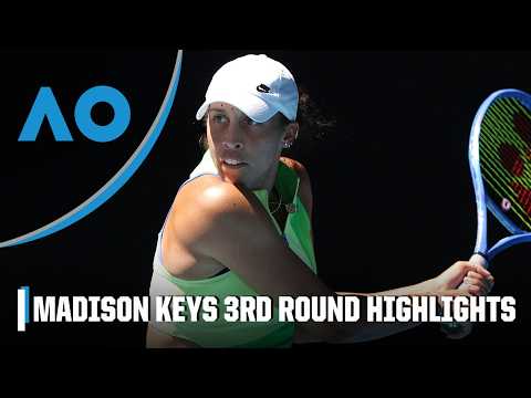 Karolina Pliskova vs. No. 9 Madison Keys | Round 3 Highlights | 2026 Australian Open