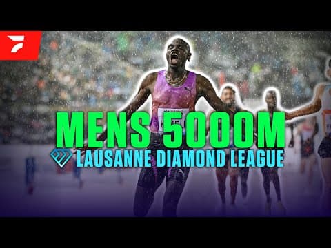 Grant Fisher Makes Big Move In WILD Final Lap of Lausanne Diamond League 2025 Men's 5K