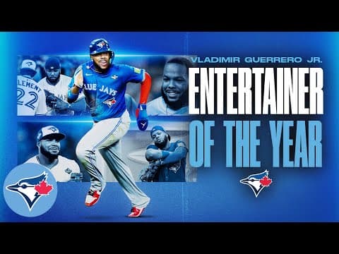 VLAD THE SHOWMAN: Guerrero Jr. Wins FIRST EVER MLB Entertainer of the Year!