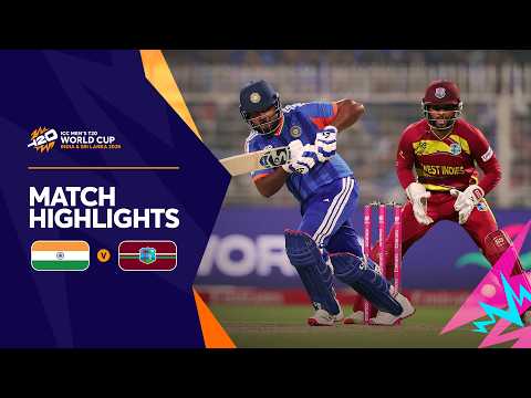 India v West Indies | Match Highlights | Men's T20 World Cup 2026