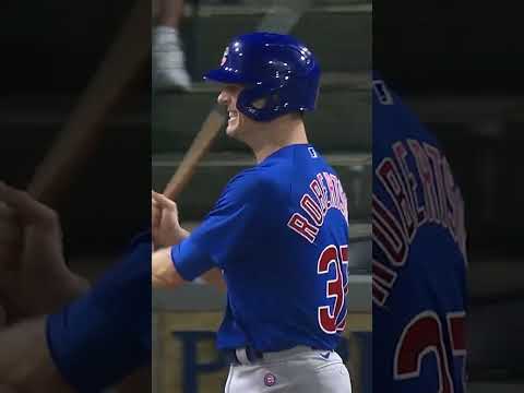 When you wait 13 seasons to get your first career plate appearance ... YOU SWING! 😂