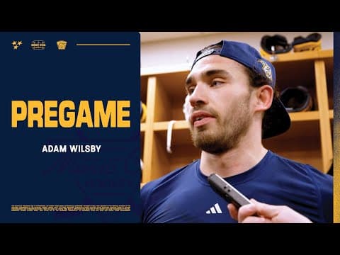 Adam Wilsby Pregame: Dec. 15, 2025