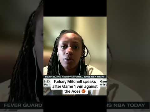 Kelsey Mitchell and the Indiana Fever look to win their playoff series 👀