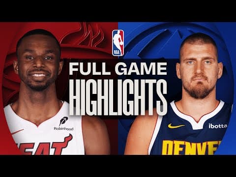 HEAT at NUGGETS | FULL GAME HIGHLIGHTS | November 5, 2025