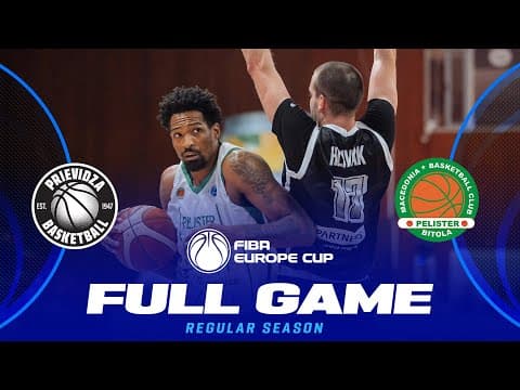 LIVE - BC Prievidza v KK Pelister | FIBA Europe Cup 2025-26 | Regular Season