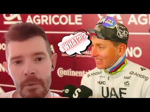 Team Captain CALLS OUT Pogačar On Bike Technology