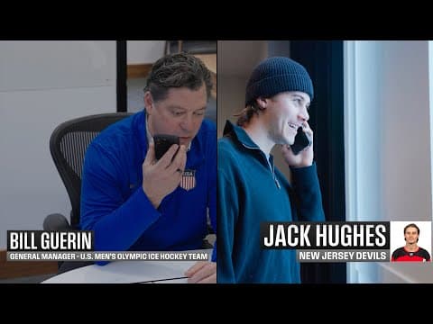 Jack Hughes Gets the Call | OLYMPICS