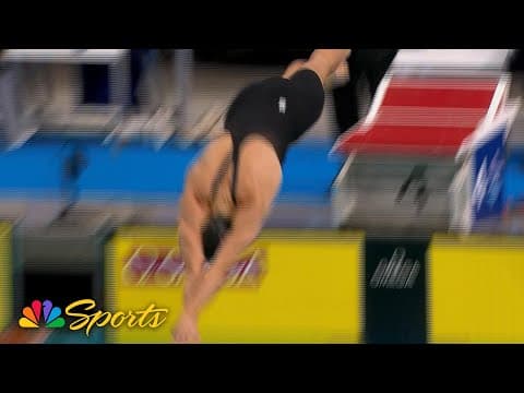 Regan Smith wins 100m butterfly SHOWDOWN with fellow American Summer McIntosh | NBC Sports