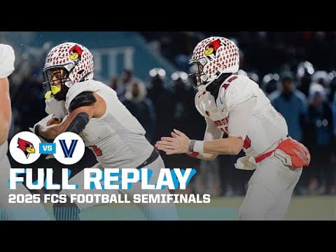 Illinois State vs. Villanova: 2025 FCS football semifinals | FULL REPLAY