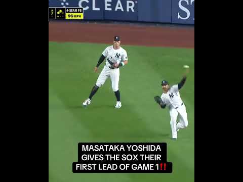 Red Sox take the lead late in Game 1 👀