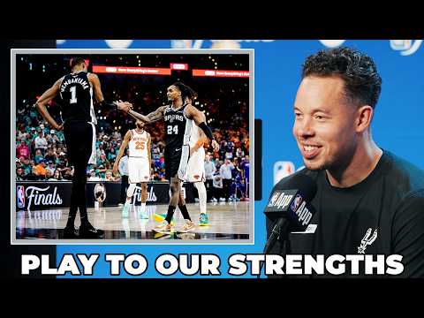 Mitch Johnson on Spurs Playing to Their Strengths and Their Competitive Response Ahead of Game 2
