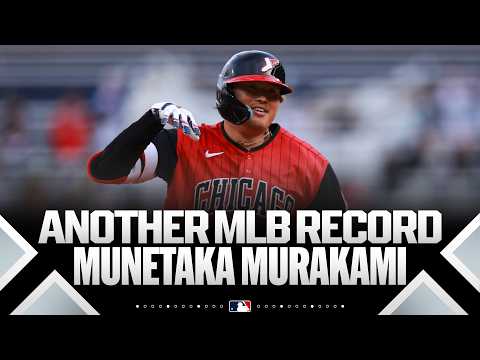 Munetaka Murakami has homered in EIGHT STRAIGHT series openers! 😤 (New MLB record! 🤩)