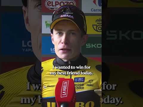 Jonas Vingegaard dedicated his win to his best friend Nathan Van Hooydonck 🥹