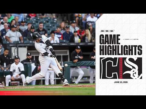 HIGHLIGHTS: Dominant Pitching Boosts White Sox Over Guardians (6.23.26)