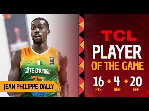 Jean Philippe Dally (16 PTS) | TCL Player Of The Game | CPV 🇨🇻 vs CIV 🇨🇮 | #AfroBasket 2025