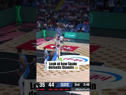 Spain built a wall… still couldn’t stop Giannis 😤 #EuroBasket