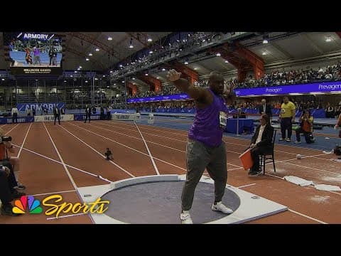 Rajindra Campbell heaves his way to shot put victory at 2026 Millrose Games | NBC Sports