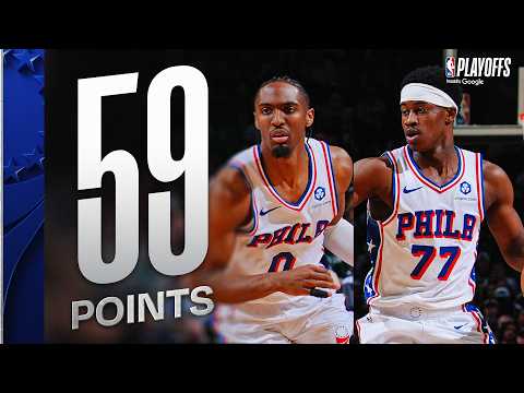 Edgecombe (30 PTS & 10 REB) & Maxey (29 PTS & 9 AST) Take Over In Game 2 | April 21, 2026