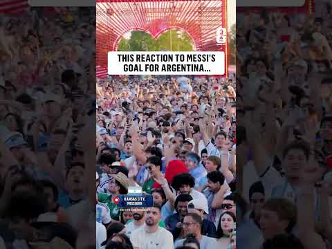 Kansas City FIFA Fan Fest's electric reaction to Messi's goal