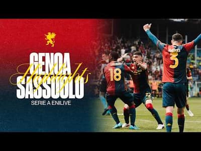 HL | GENOA 2-1 SASSUOLO | SERIE A ENILIVE 25/26