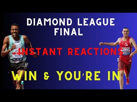 Zurich DL Live Reactions: Yared Nuguse and Josh Hoey go for broke - Noah Lyles vs Tebogo