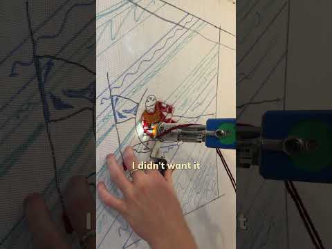 Alpine skiing, translated into texture. ⛷️