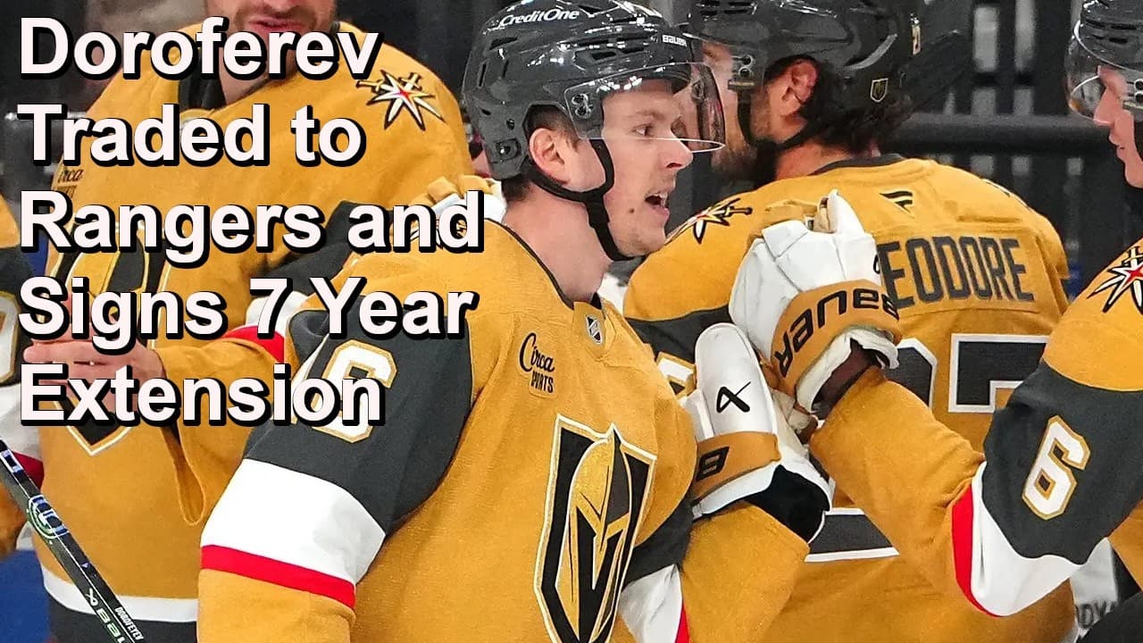 Dorofeyev to Rangers, Cossa to Mammoth, McTavish to Blues, Peterka to Bruins (So Many Trades)
