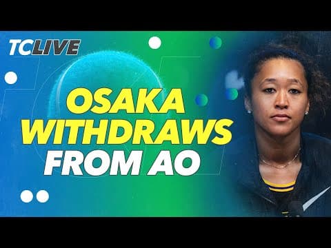 Naomi Osaka Withdraws from 2026 Australian Open | REACTION | TC Live