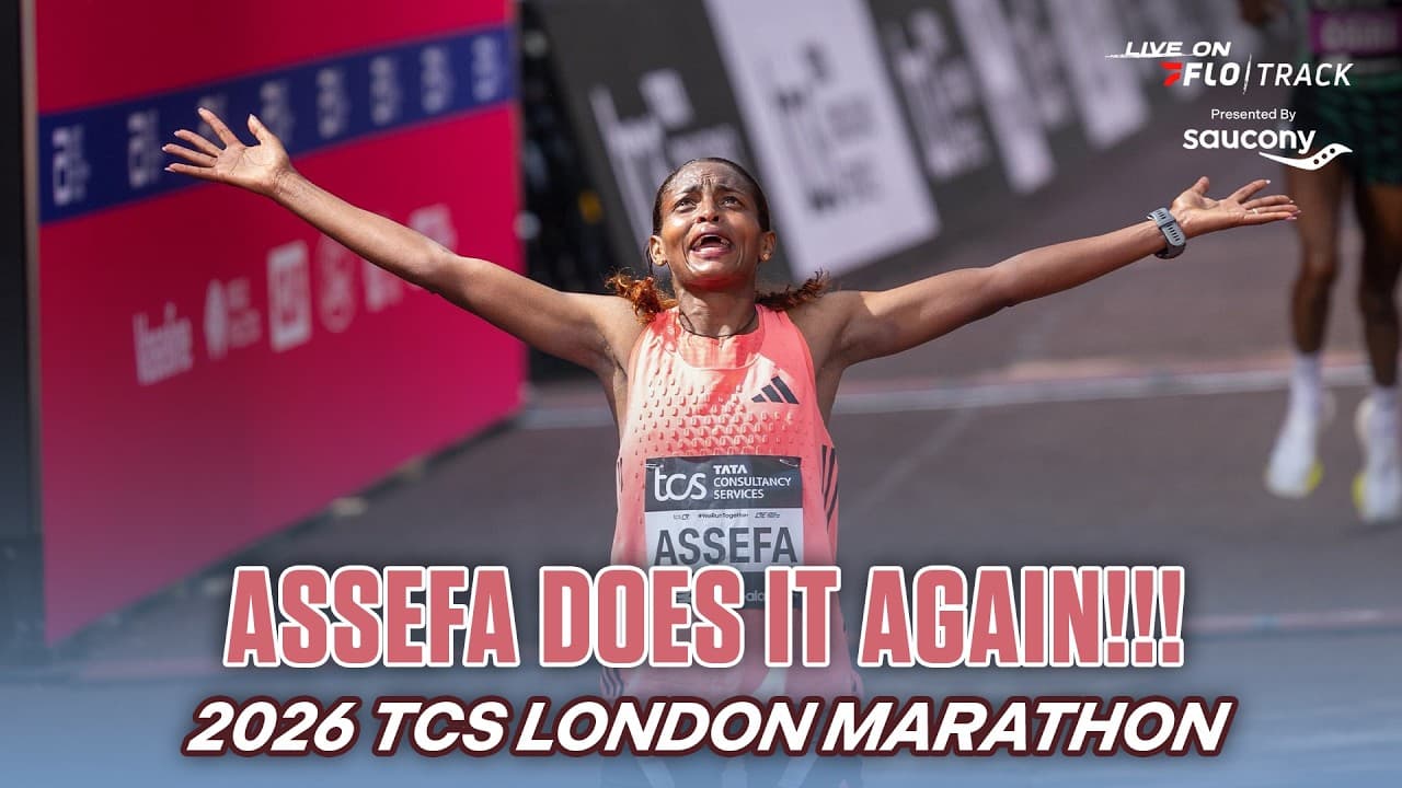 BACK-TO-BACK for Tigst Assefa at the 2026 TCS London Marathon!