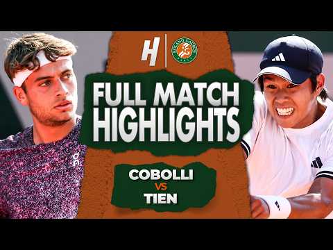 Flavio Cobolli vs Learner Tien - FULL Match Highlights | Round 3 | Roland Garros 2026