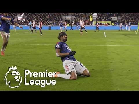 Noni Madueke's header puts Arsenal 1-0 in front of Brentford | Premier League | NBC Sports
