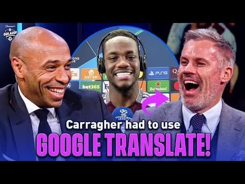 Kate Scott & Henry flawlessly translate Jhon Durán's Spanish after Villa winner | UCL Today | CBS