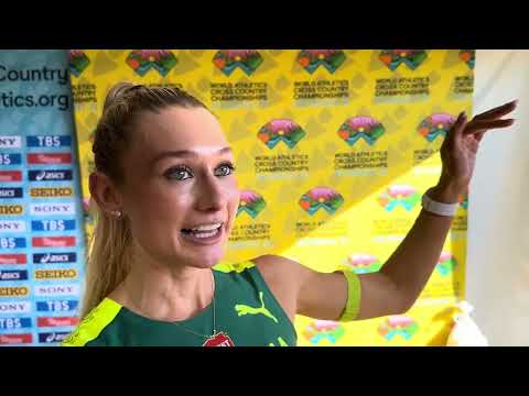 Jessica Hull after leading Australia to relay gold at 2026 World Cross Country Champs