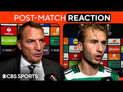 "We were EXCELLENT" Brendan Rodgers on Celtic WIN over Sturm Graz ➕ Goalscorers Nygren & Horvat ⚽