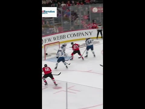Jesper Bratt with a Short Goal vs. Winnipeg Jets