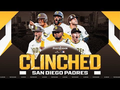WALK-OFF CLINCHER! Padres secure their 4th postseason berth in the last 6 seasons! (Road to October)