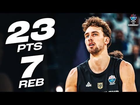 Franz Wagner Scores 23 Points vs Finland | FIBA EuroBasket 2025 | September 3, 2025