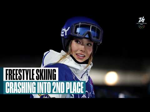 Eileen Gu regroups after crash, advances to big air final