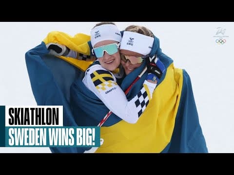 Sweden Claims GOLD & SILVER in Women’s Skiathlon! 🇸🇪🎿