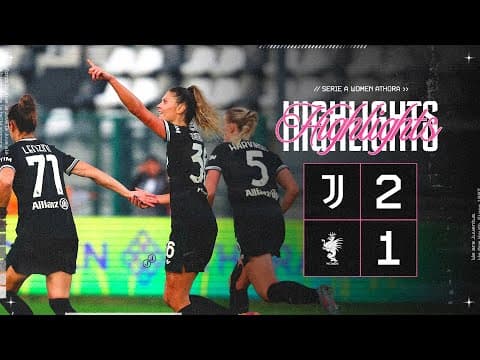 CAMBIAGHI at the double | Juventus Women 2-1 Ternana | HIGHLIGHTS Serie A Women