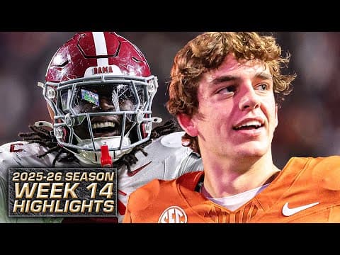 WEEK 14 HIGHLIGHTS from the 2025-26 college football season 🎥 | ESPN College Football