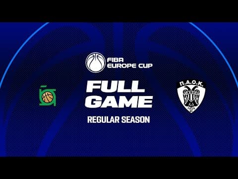 LIVE - BC Trepca v PAOK BC | FIBA Europe Cup 2025-26 | Regular Season