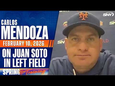 Carlos Mendoza on Juan Soto's move to left field