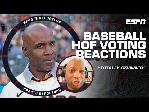 Baseball HOF voting REACTIONS 👀 'STUNNED' by lack of Barry Bonds & Roger Clemens? | Sports Reporters